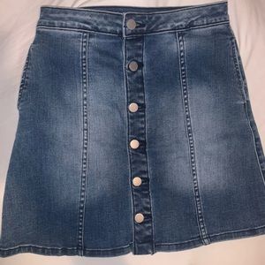 NEW Calvin Klein Jean Skirt